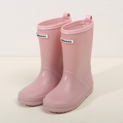 Children's Soft Bottom Lightweight Mid-calf Rain Boots