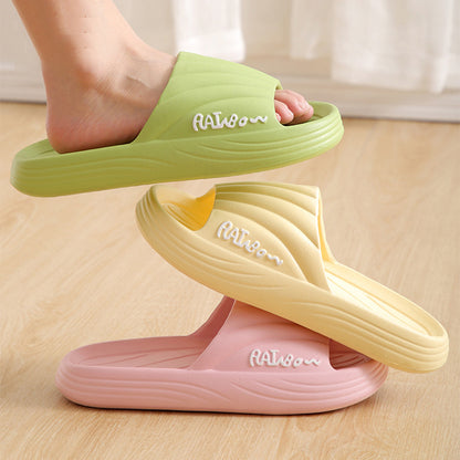 Thick-soled Slippers Summer Non-slip Floor Bathroom  Slipper For Women & Men's