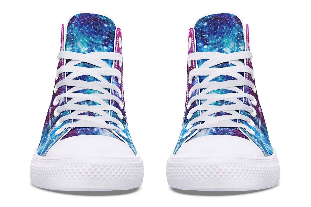 Printed Couple High-top Canvas Shoes