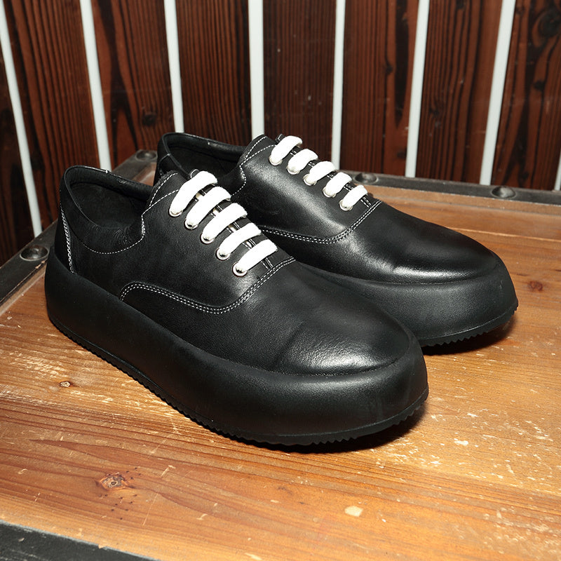 Korean Version Of The Thick Bottom Muffin Shoes Male Leather